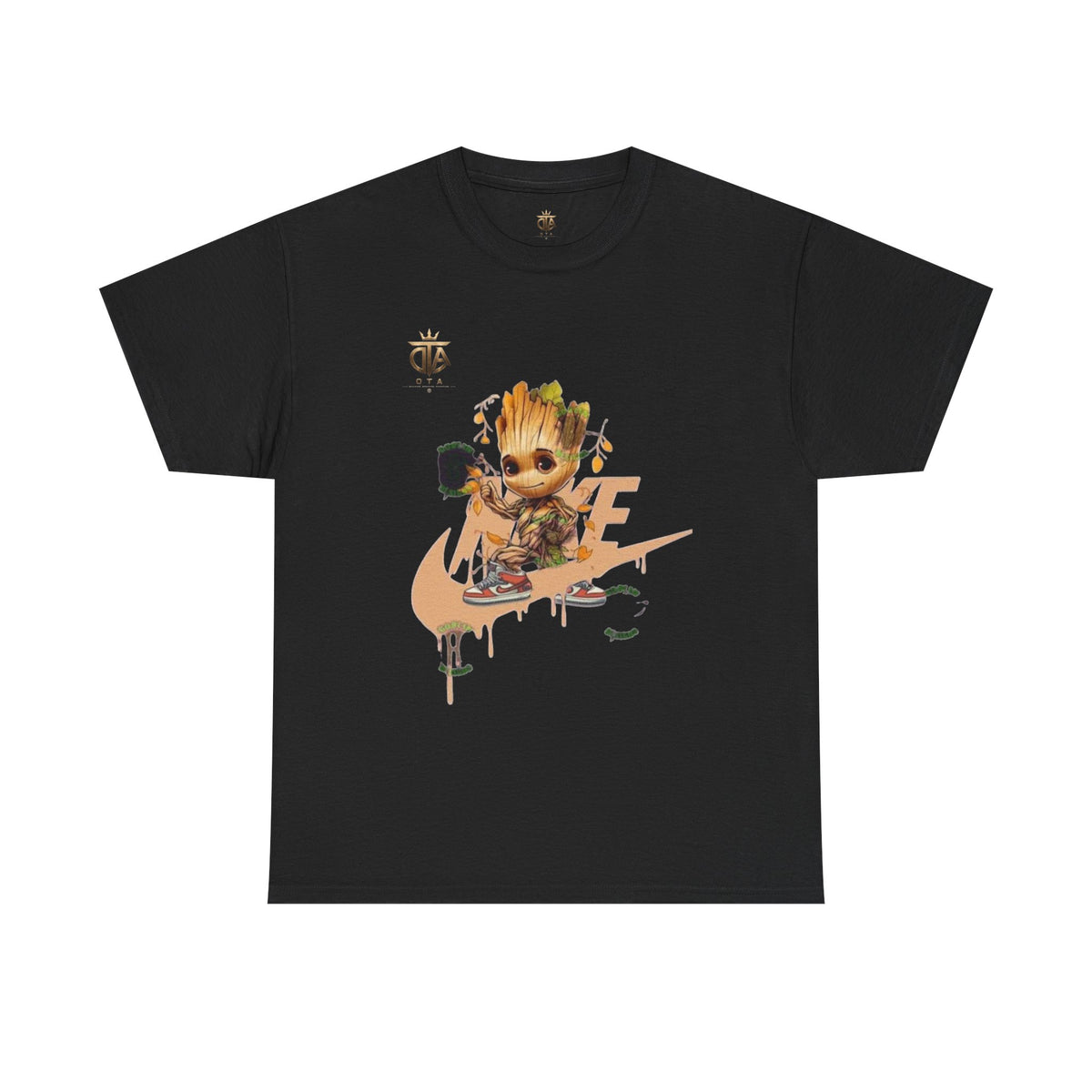 Baby Groot Skate Nike-Inspired Tee