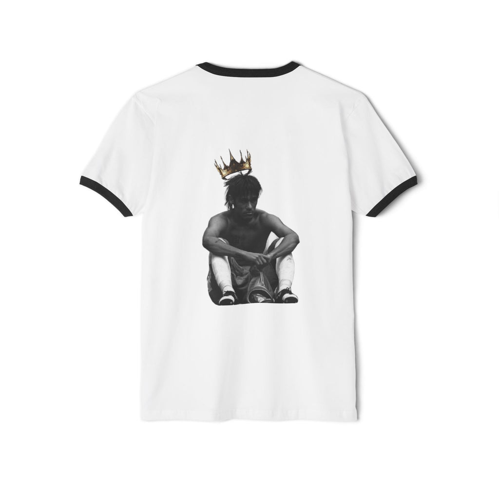NEYMAR Ringer Tee — Crowned Portrait Graphic T-Shirt