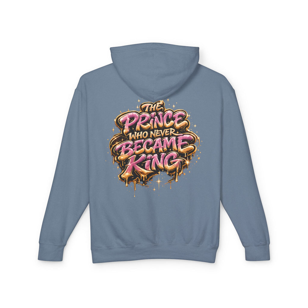 Prince Who Never Became King Hoodie — Graphic Crown Portrait Streetwear