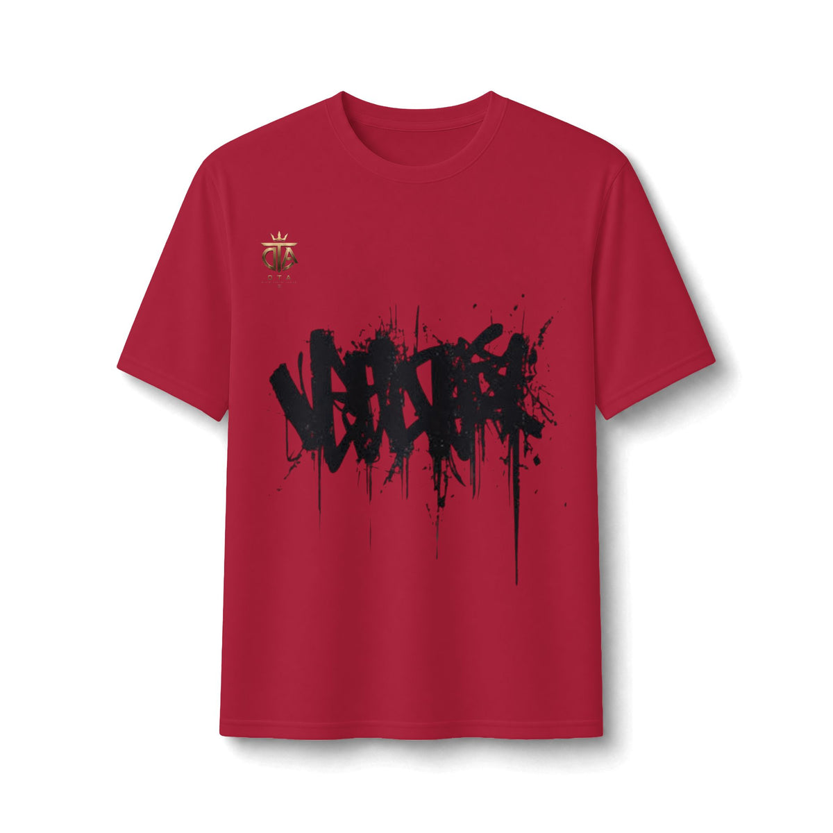 Graffiti Drip Performance Tee — Urban Streetwear Athletic Shirt