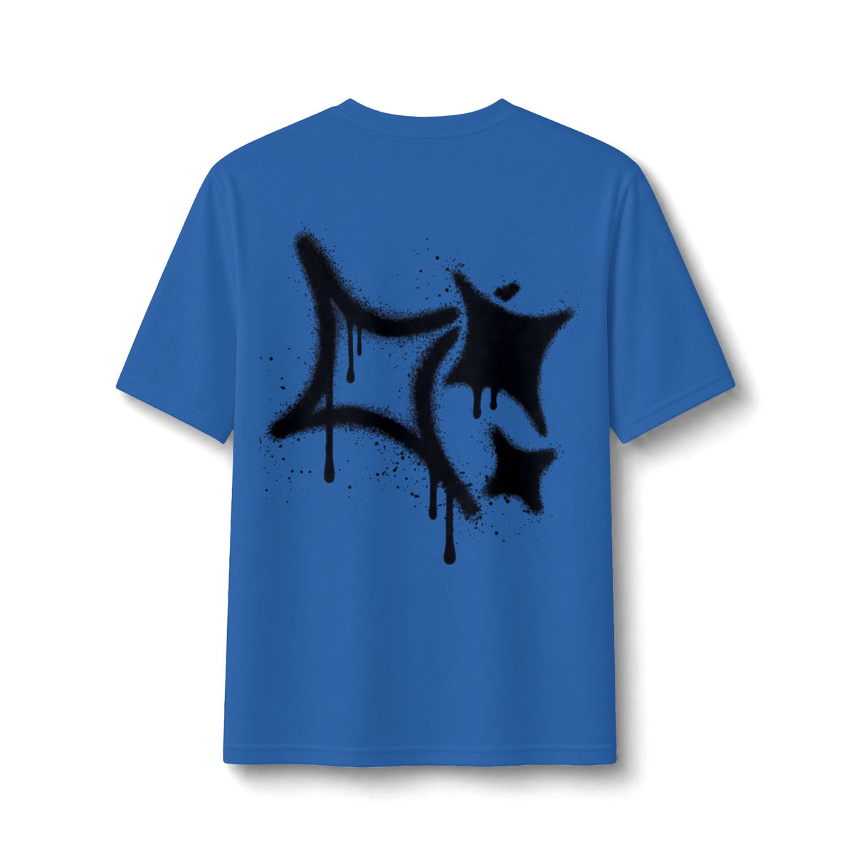 Graffiti Drip Performance Tee — Urban Streetwear Athletic Shirt