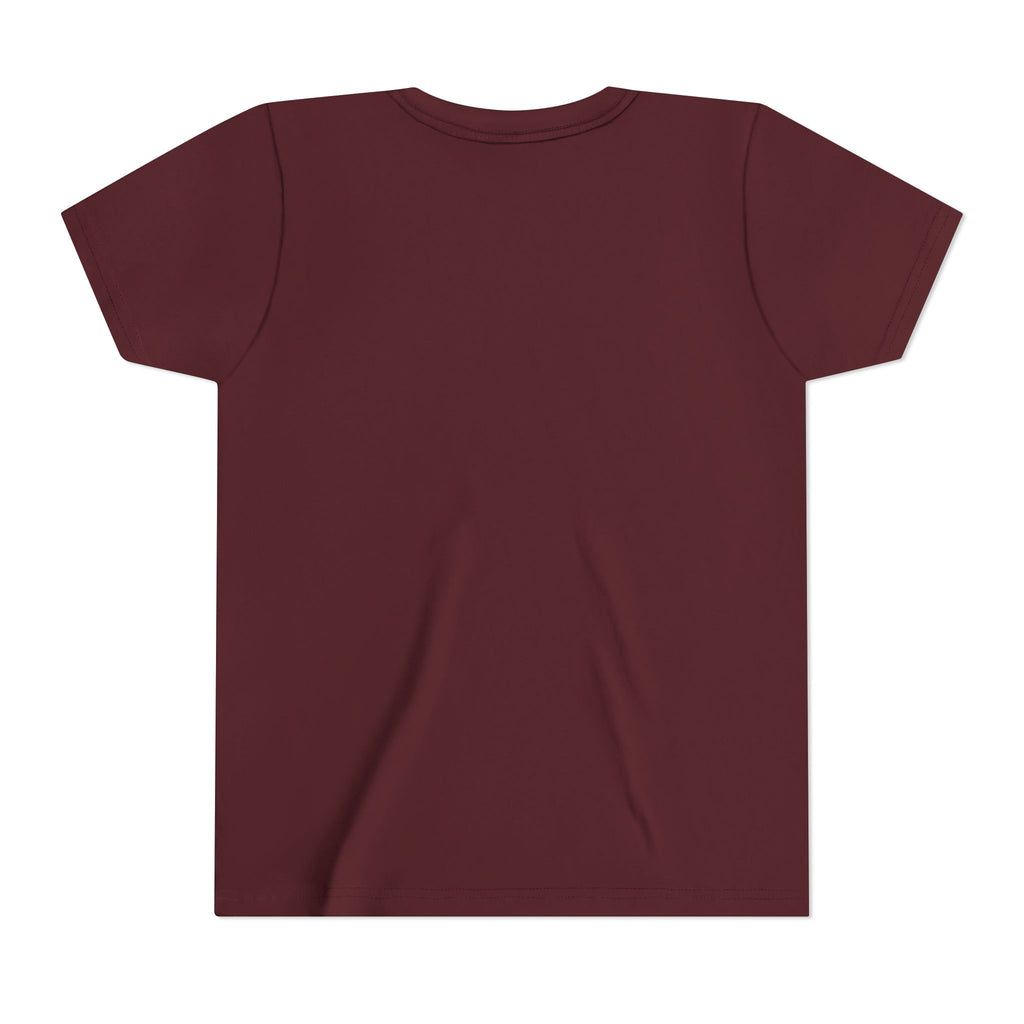 Youth Tee – Cozy Nature Graphic "Adventure Begins" Shirt for Girls