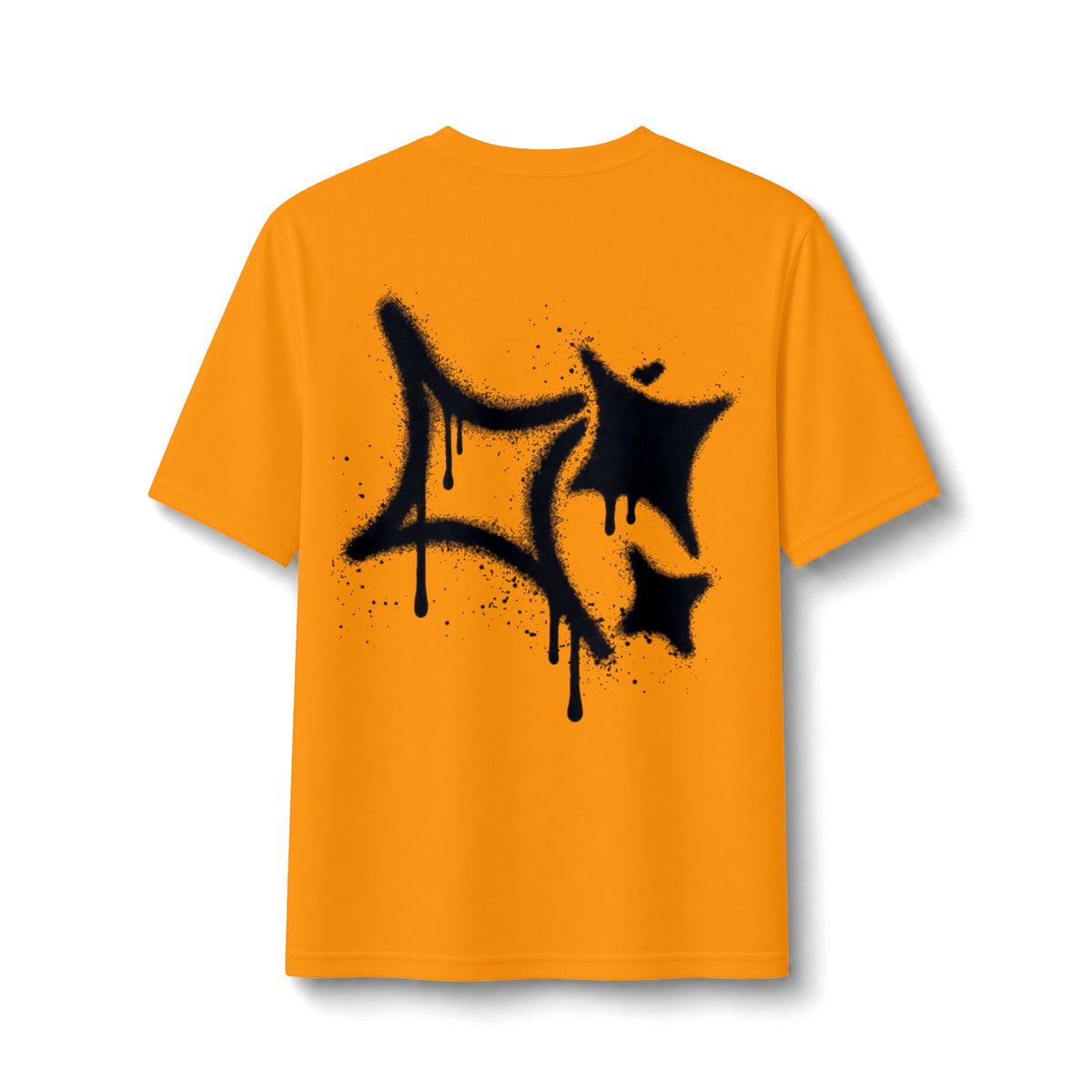 Graffiti Drip Performance Tee — Urban Streetwear Athletic Shirt