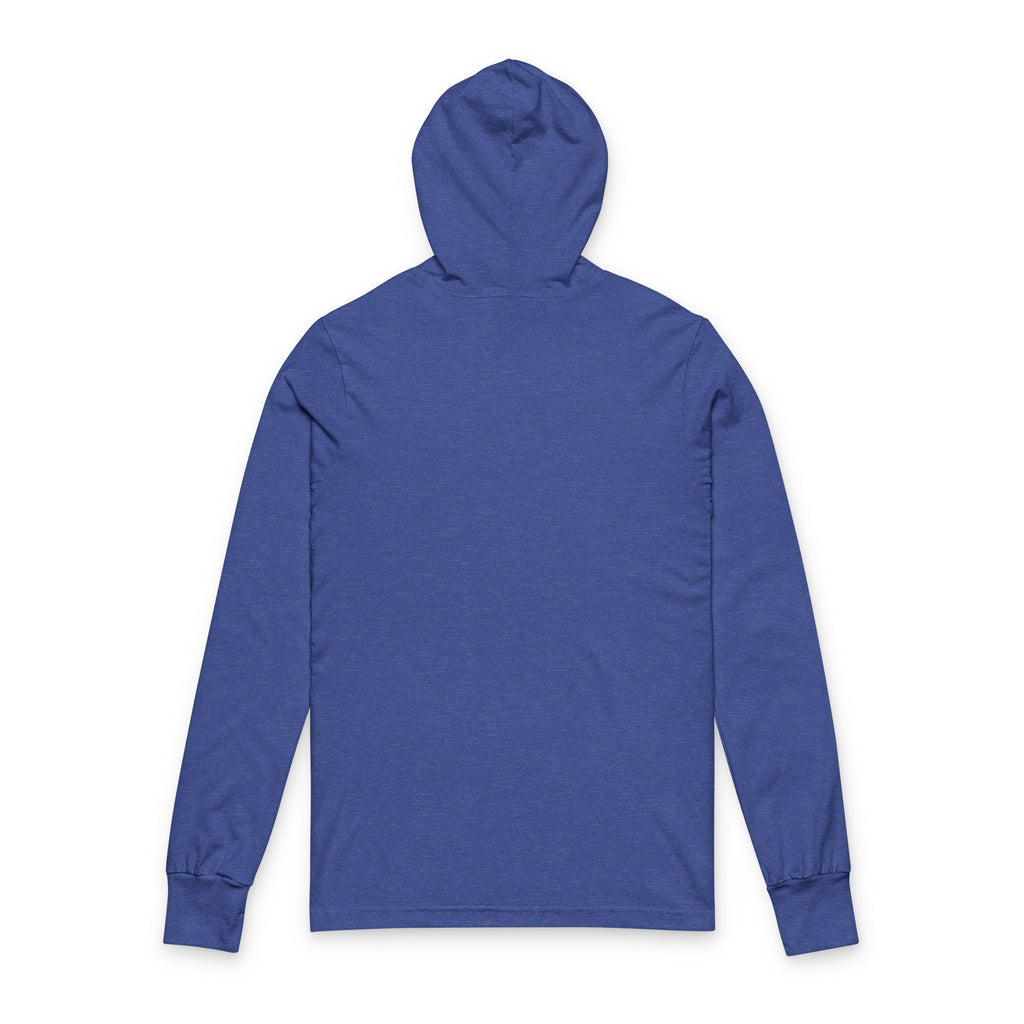 Wholeness Hustle Long Sleeve Hoodie Tee — "Less Coffee, More Hustle" Print
