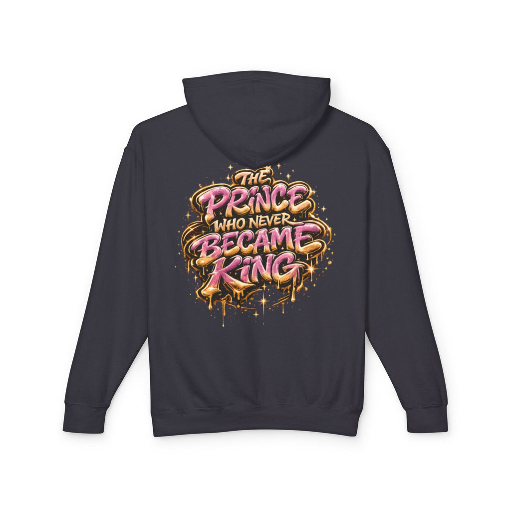 Prince Who Never Became King Hoodie — Graphic Crown Portrait Streetwear