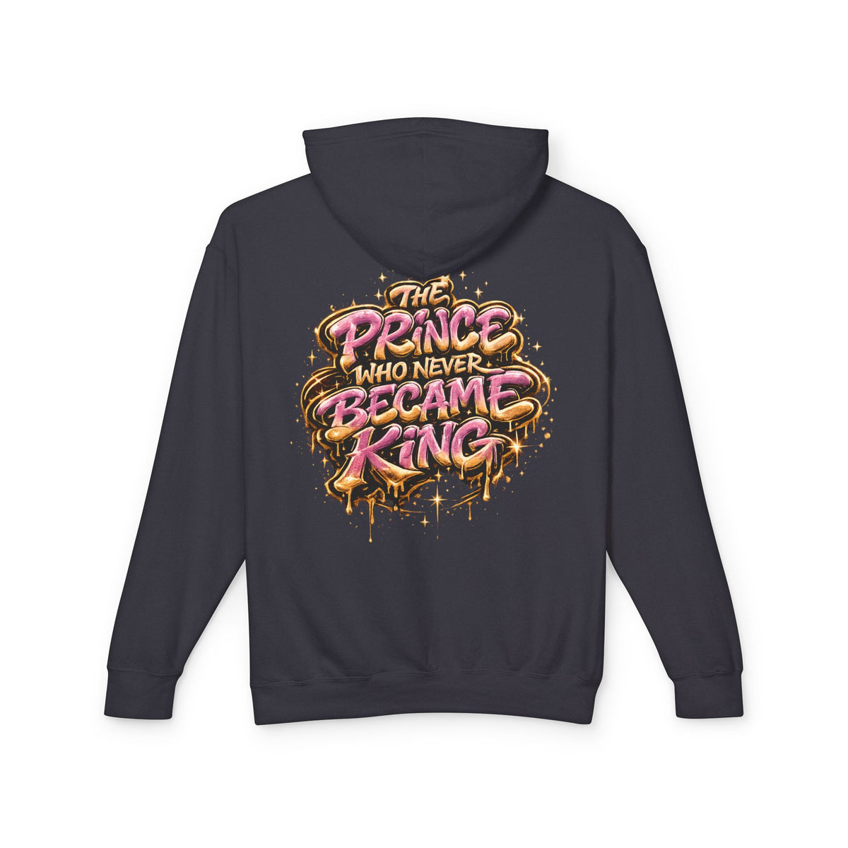 Prince Who Never Became King Hoodie — Graphic Crown Portrait Streetwear
