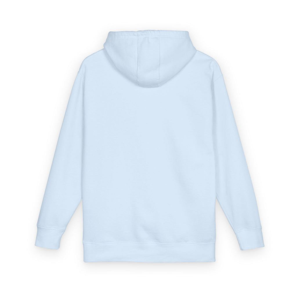 Star Crown Crest Hoodie — Small Chest Graphic, Regal Floral Emblem