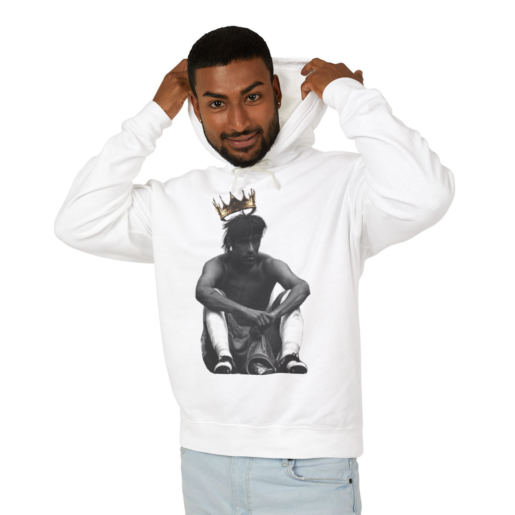 Prince Who Never Became King Hoodie — Graphic Crown Portrait Streetwear