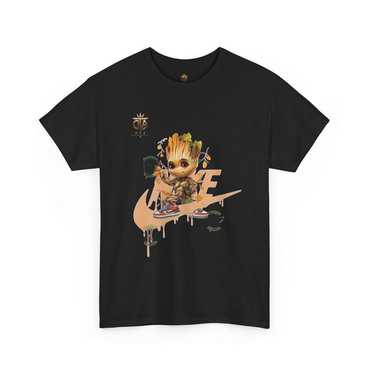 Baby Groot Skate Nike-Inspired Tee