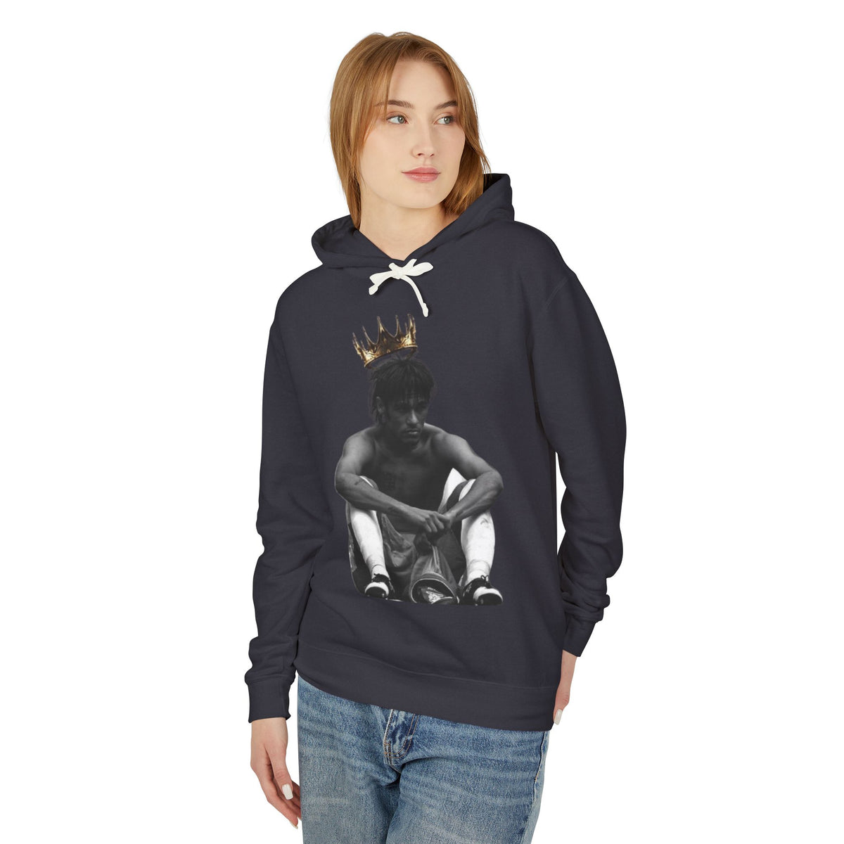 Prince Who Never Became King Hoodie — Graphic Crown Portrait Streetwear