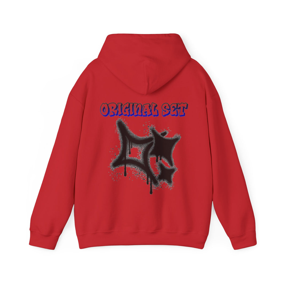 Graffiti Streetwear Hoodie – 'Originals Skt' Drip Spray Paint Design