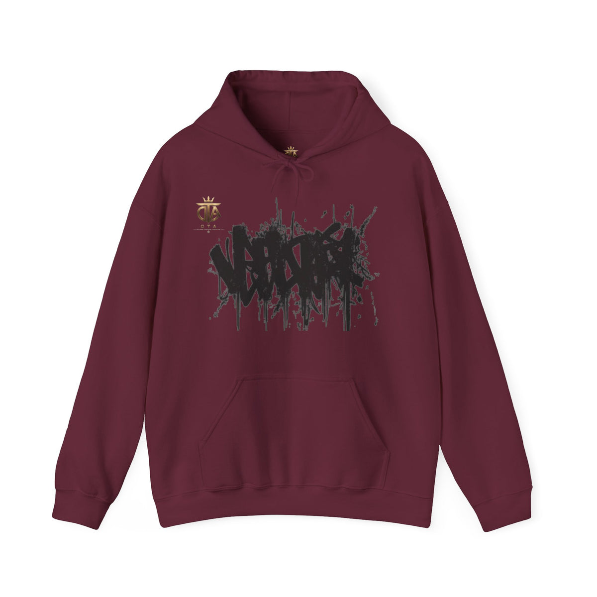 Graffiti Streetwear Hoodie – 'Originals Skt' Drip Spray Paint Design