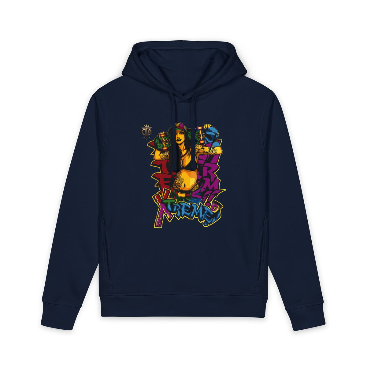 Skateboard Graffiti T-Shirt — Retro Street Art Girl Design