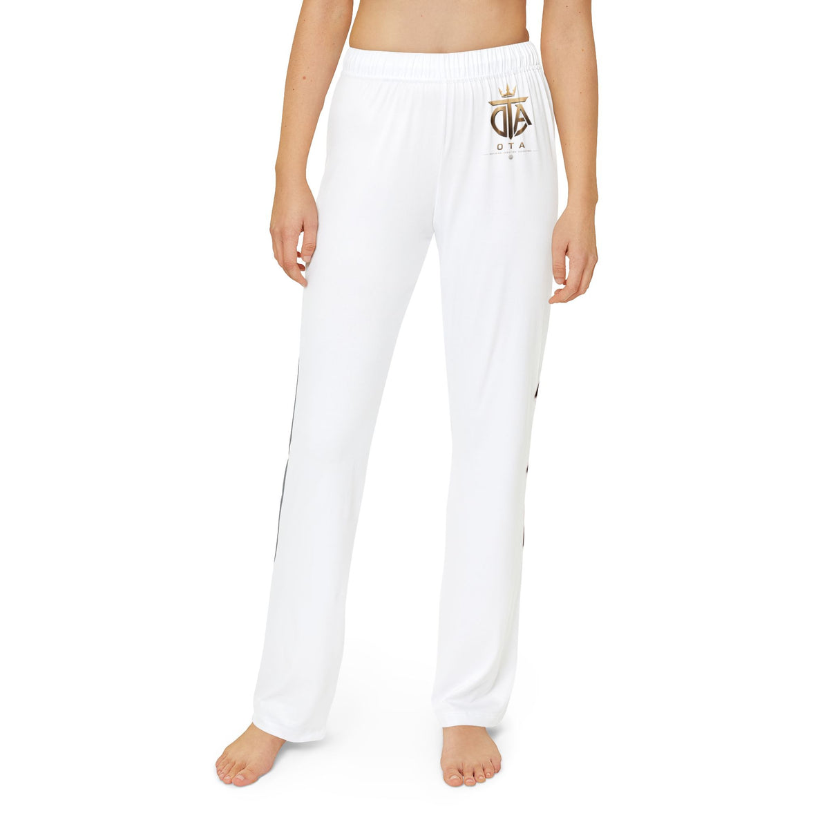 Kids Lounge Pants — White Street Graffiti Print AOP