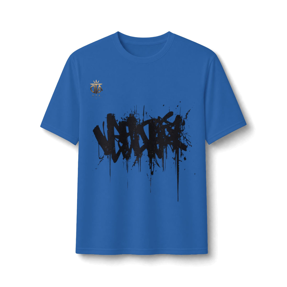 Graffiti Drip Performance Tee — Urban Streetwear Athletic Shirt