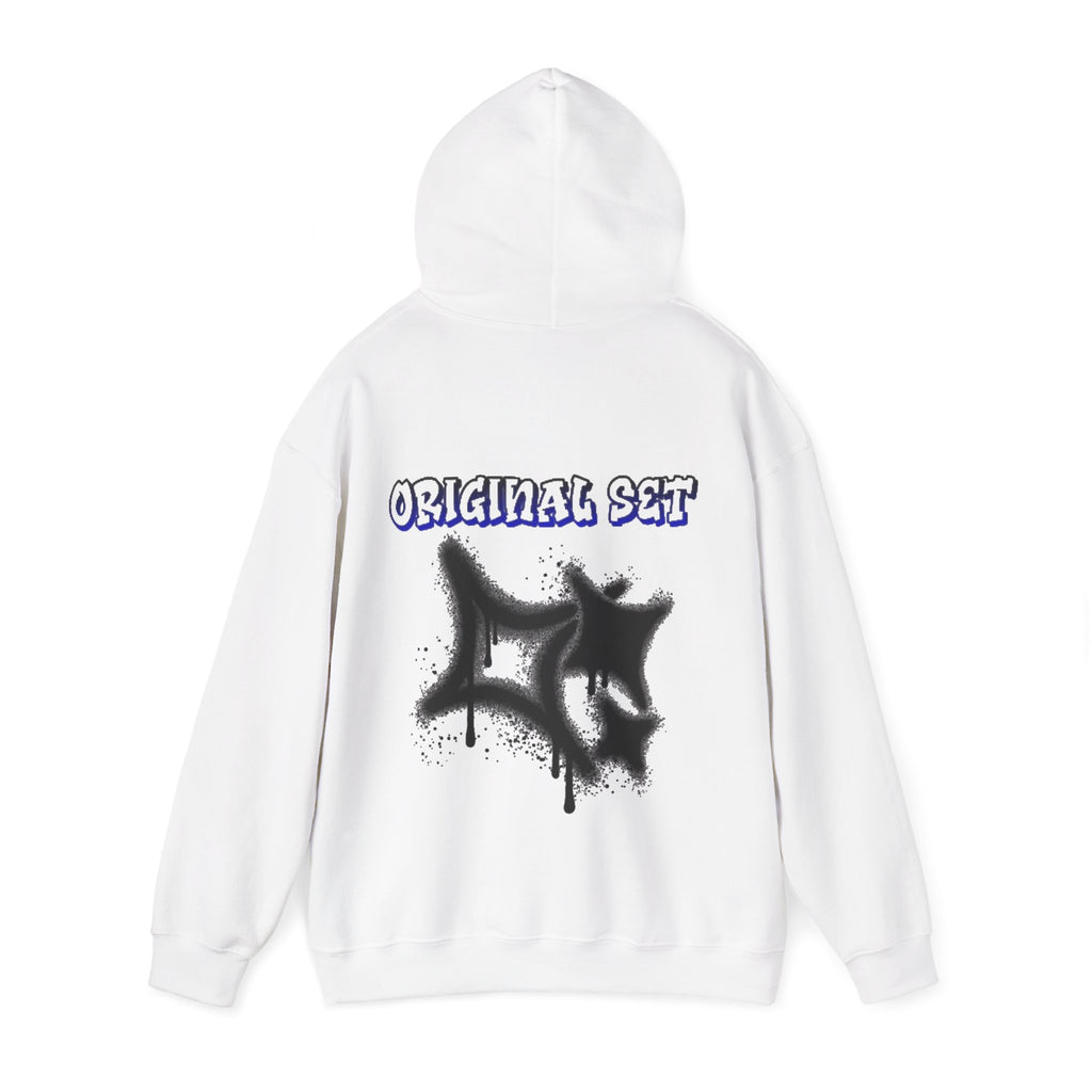 Graffiti Streetwear Hoodie – 'Originals Skt' Drip Spray Paint Design