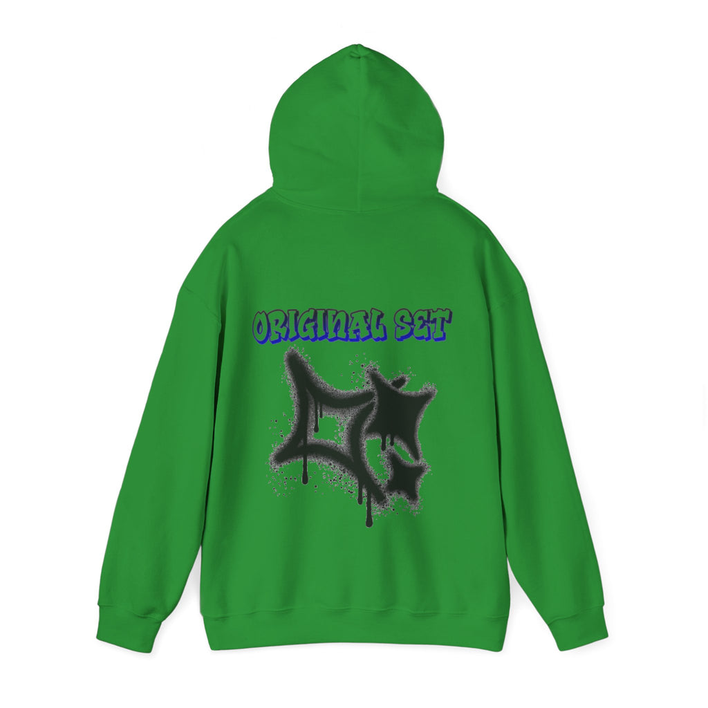 Graffiti Streetwear Hoodie – 'Originals Skt' Drip Spray Paint Design