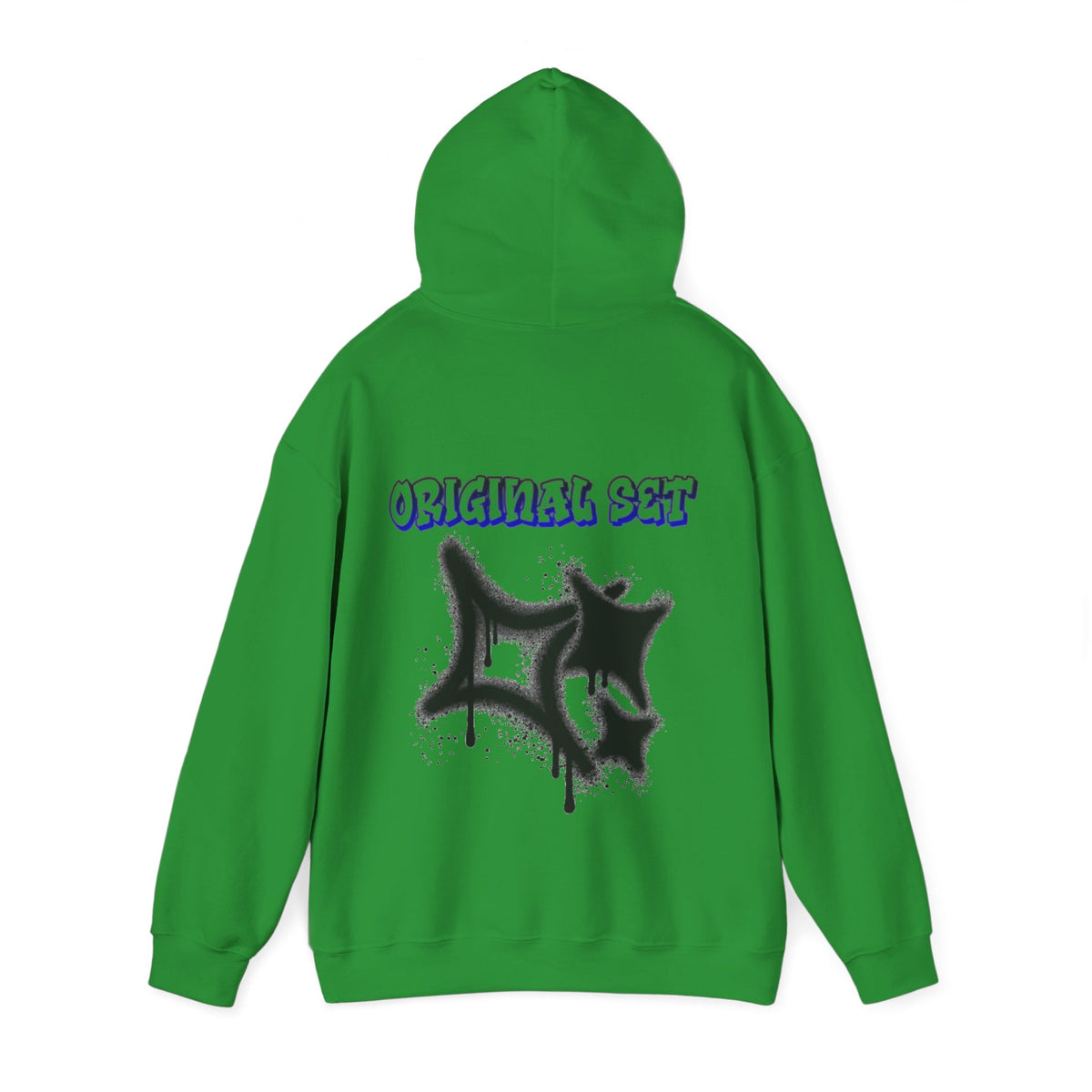 Graffiti Streetwear Hoodie – 'Originals Skt' Drip Spray Paint Design