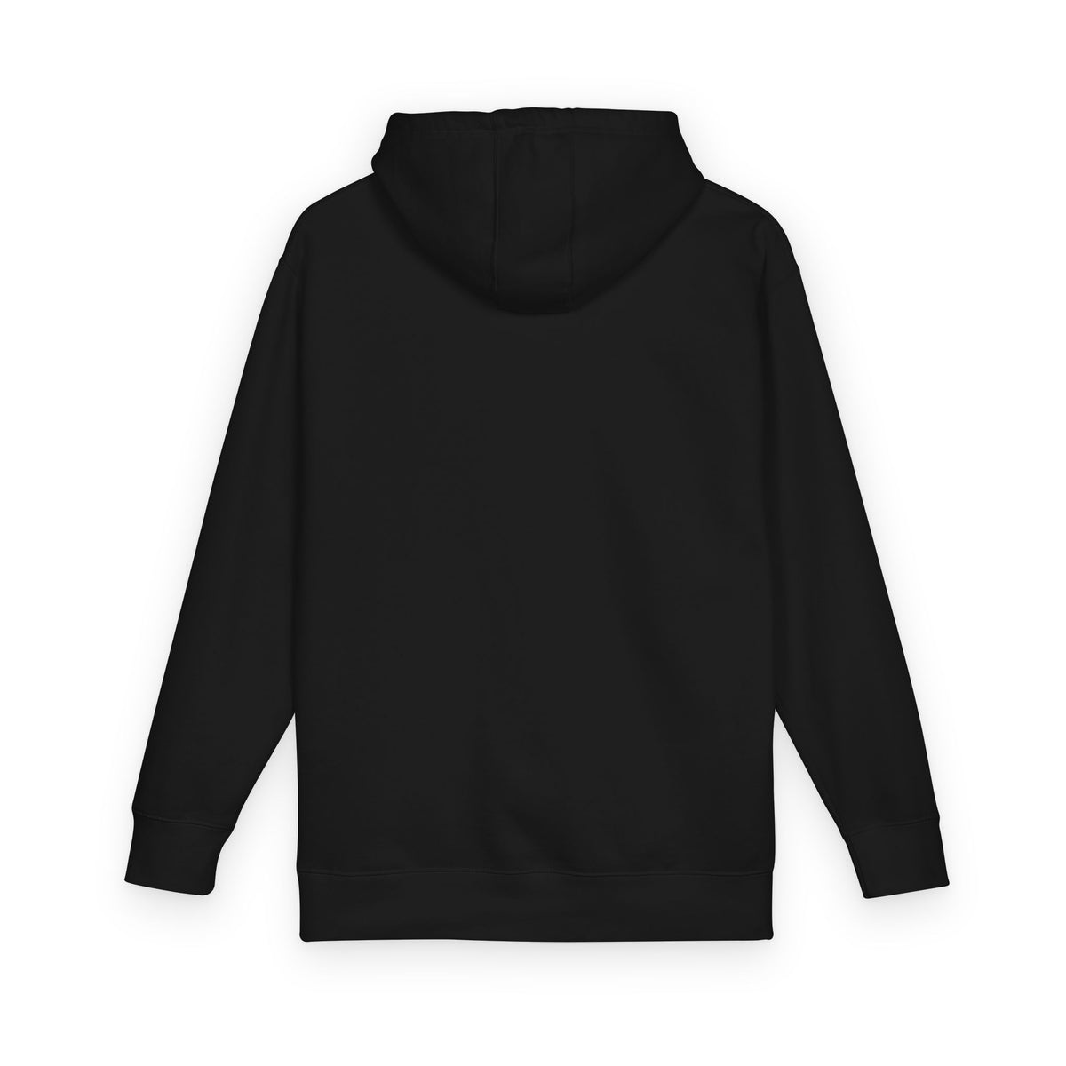 Star Crown Crest Hoodie — Small Chest Graphic, Regal Floral Emblem