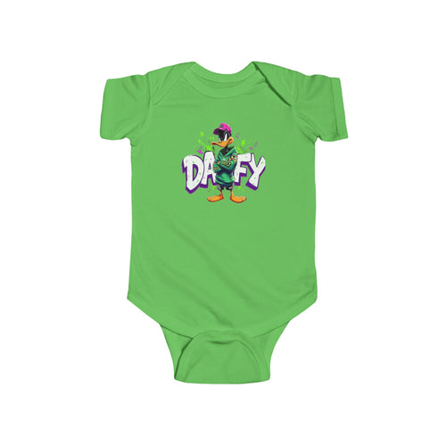 Duck Graphic Infant Bodysuit — "Ducky" Colorful Cartoon Baby Onesie