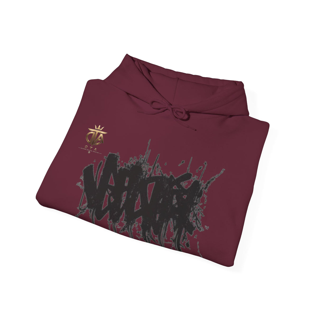 Graffiti Streetwear Hoodie – 'Originals Skt' Drip Spray Paint Design