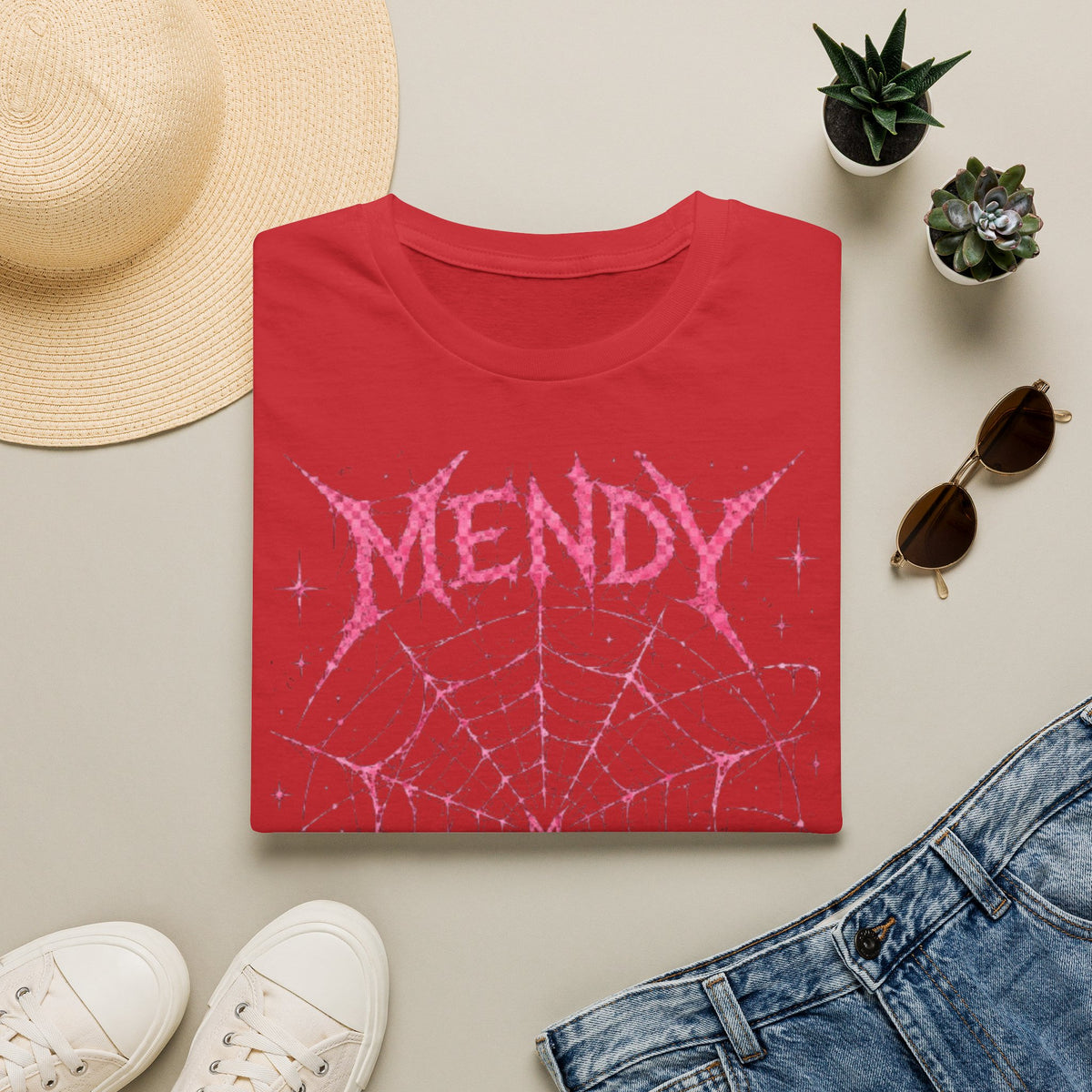 Spider Web T‑Shirt — 'spöckle?' Gothic Halloween Graphic Tee