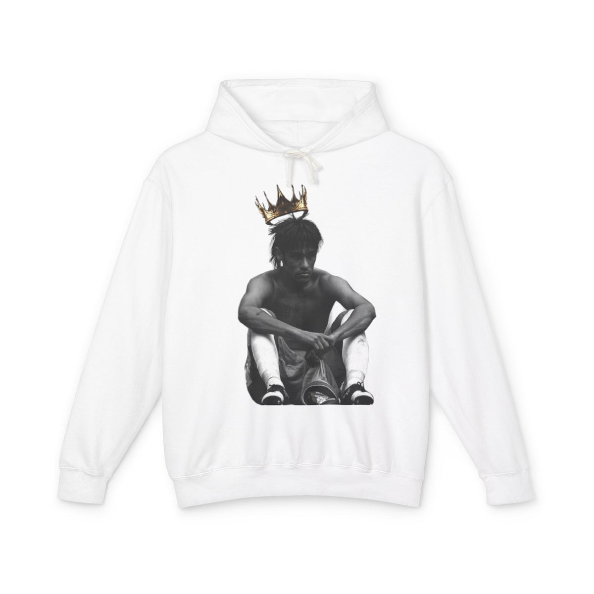 Prince Who Never Became King Hoodie — Graphic Crown Portrait Streetwear