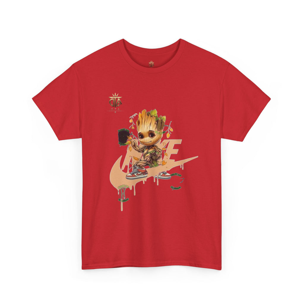 Baby Groot Skate Nike-Inspired Tee