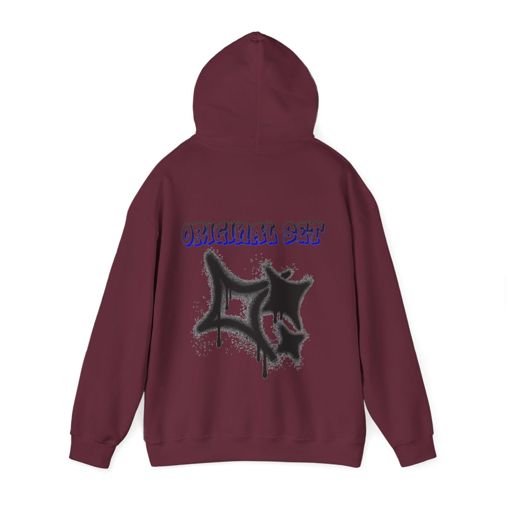 Graffiti Streetwear Hoodie – 'Originals Skt' Drip Spray Paint Design