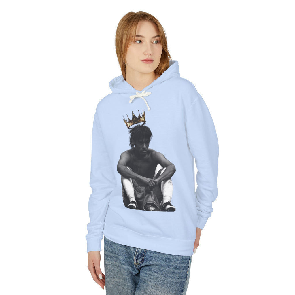 Prince Who Never Became King Hoodie — Graphic Crown Portrait Streetwear