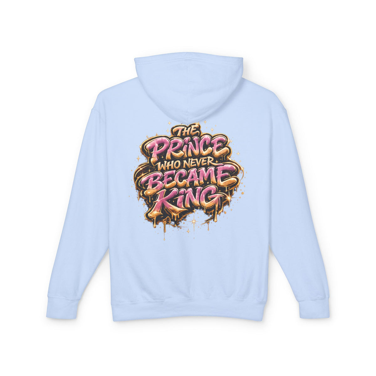 Prince Who Never Became King Hoodie — Graphic Crown Portrait Streetwear