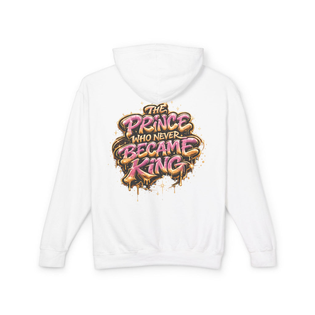 Prince Who Never Became King Hoodie — Graphic Crown Portrait Streetwear