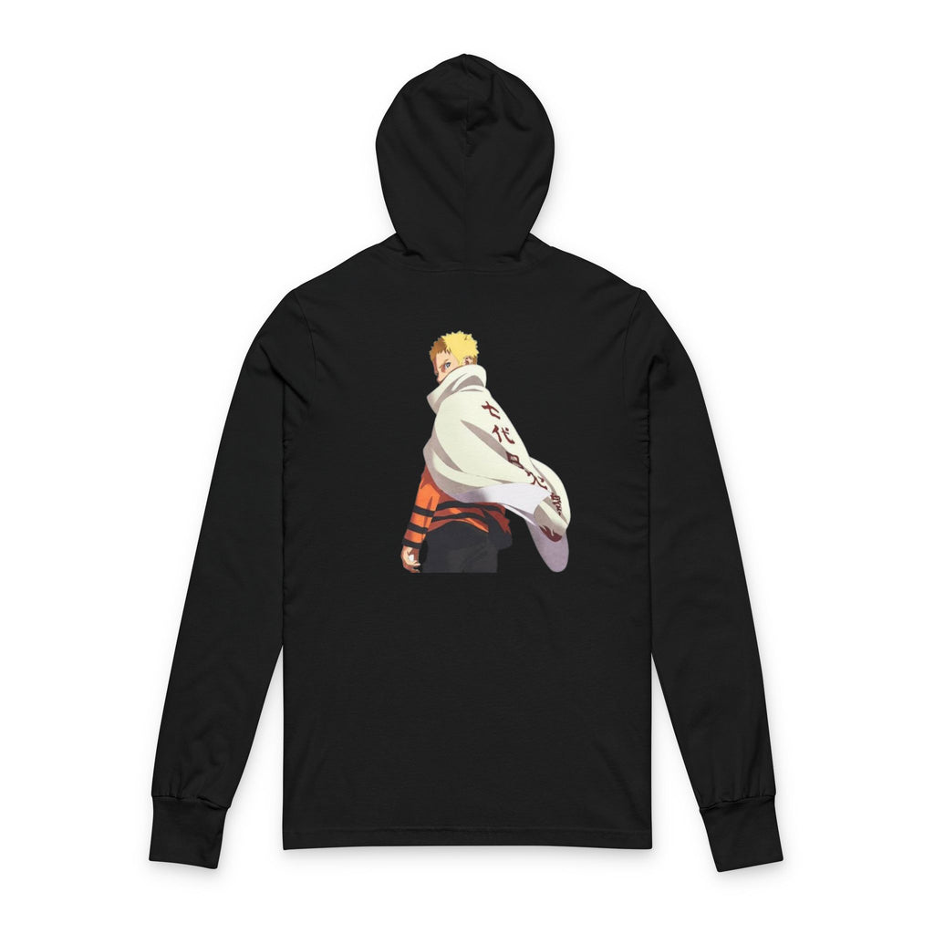 Naruto Graphic Hooded Long Sleeve Tee — Anime Ninja Art Shirt