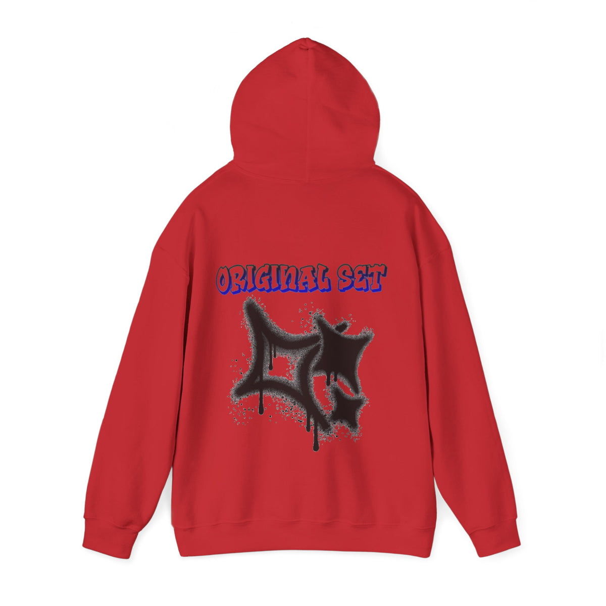 Graffiti Streetwear Hoodie – 'Originals Skt' Drip Spray Paint Design