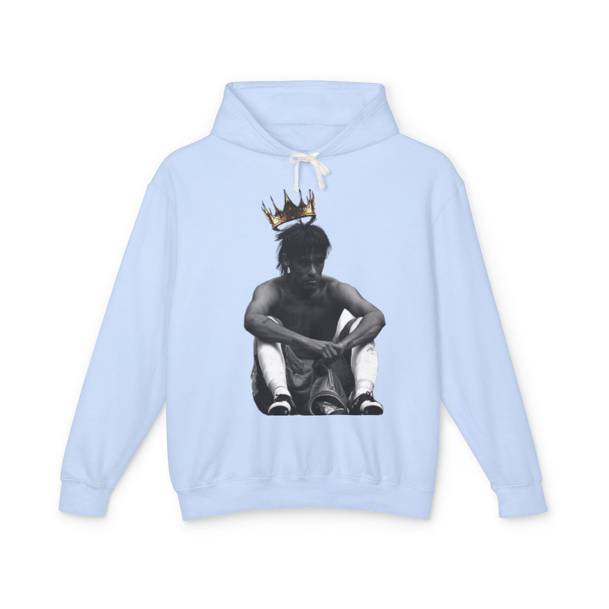 Prince Who Never Became King Hoodie — Graphic Crown Portrait Streetwear