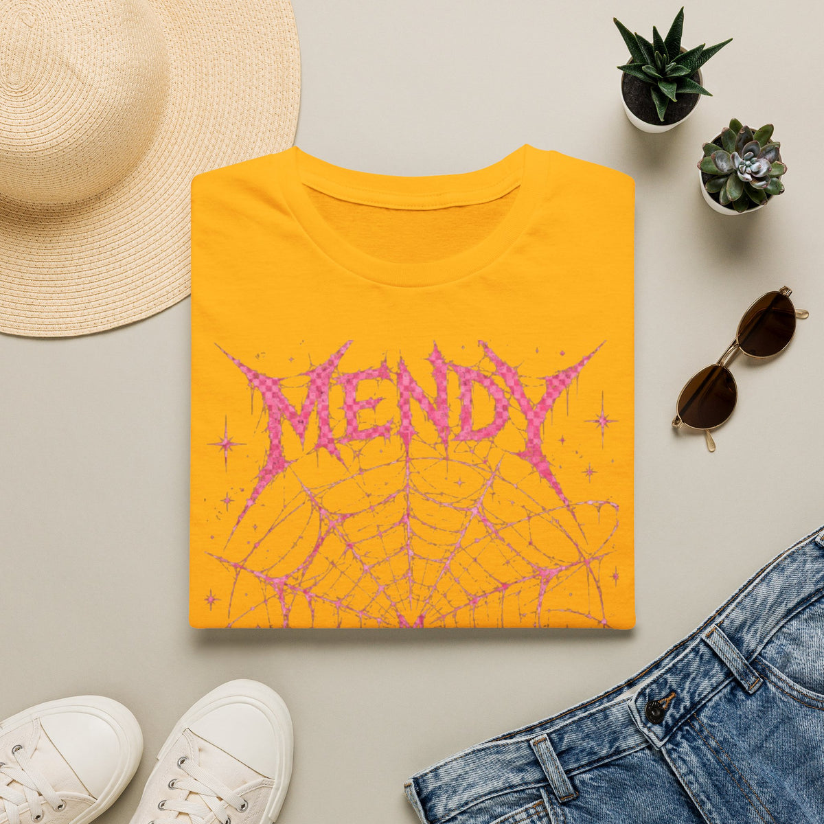 Spider Web T‑Shirt — 'spöckle?' Gothic Halloween Graphic Tee