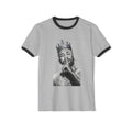 NEYMAR Ringer Tee — Crowned Portrait Graphic T-Shirt