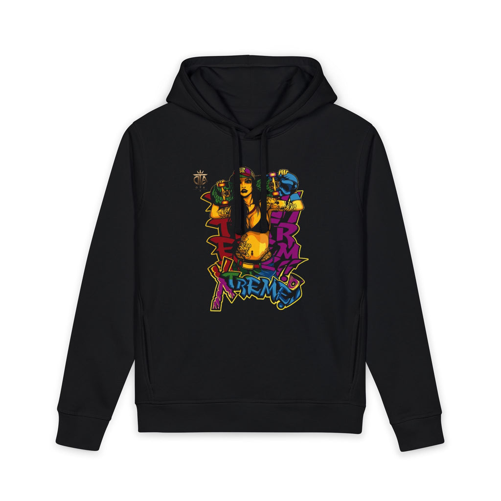 Skateboard Graffiti T-Shirt — Retro Street Art Girl Design