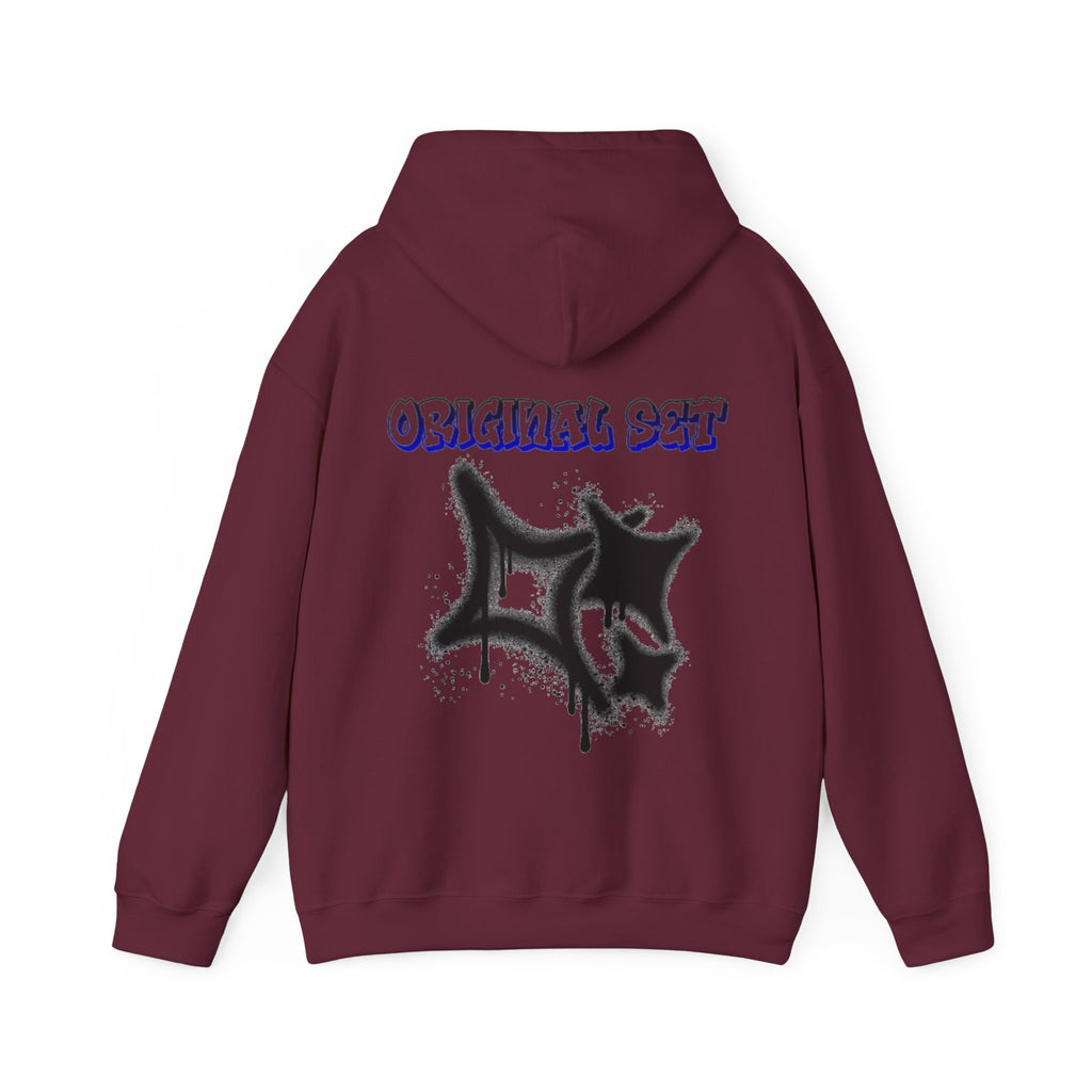 Graffiti Streetwear Hoodie – 'Originals Skt' Drip Spray Paint Design
