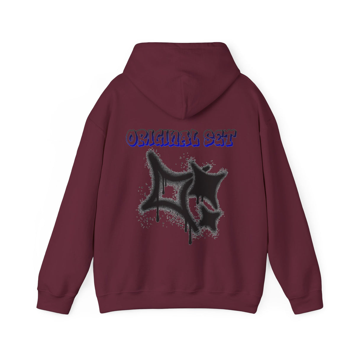 Graffiti Streetwear Hoodie – 'Originals Skt' Drip Spray Paint Design