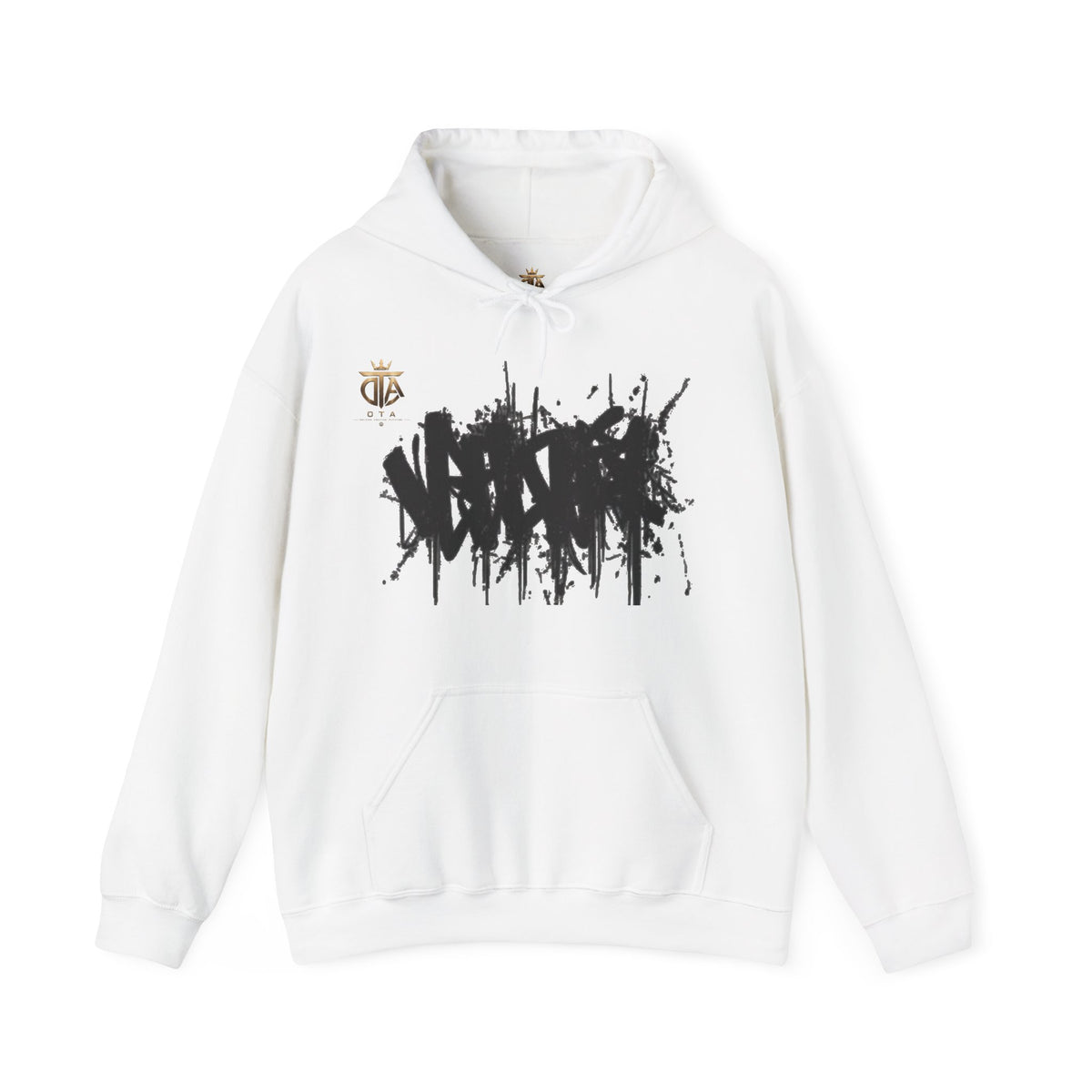 Graffiti Streetwear Hoodie – 'Originals Skt' Drip Spray Paint Design