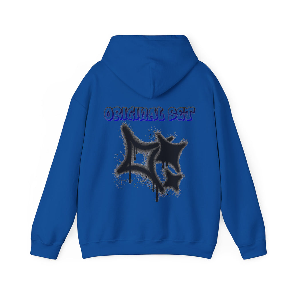 Graffiti Streetwear Hoodie – 'Originals Skt' Drip Spray Paint Design