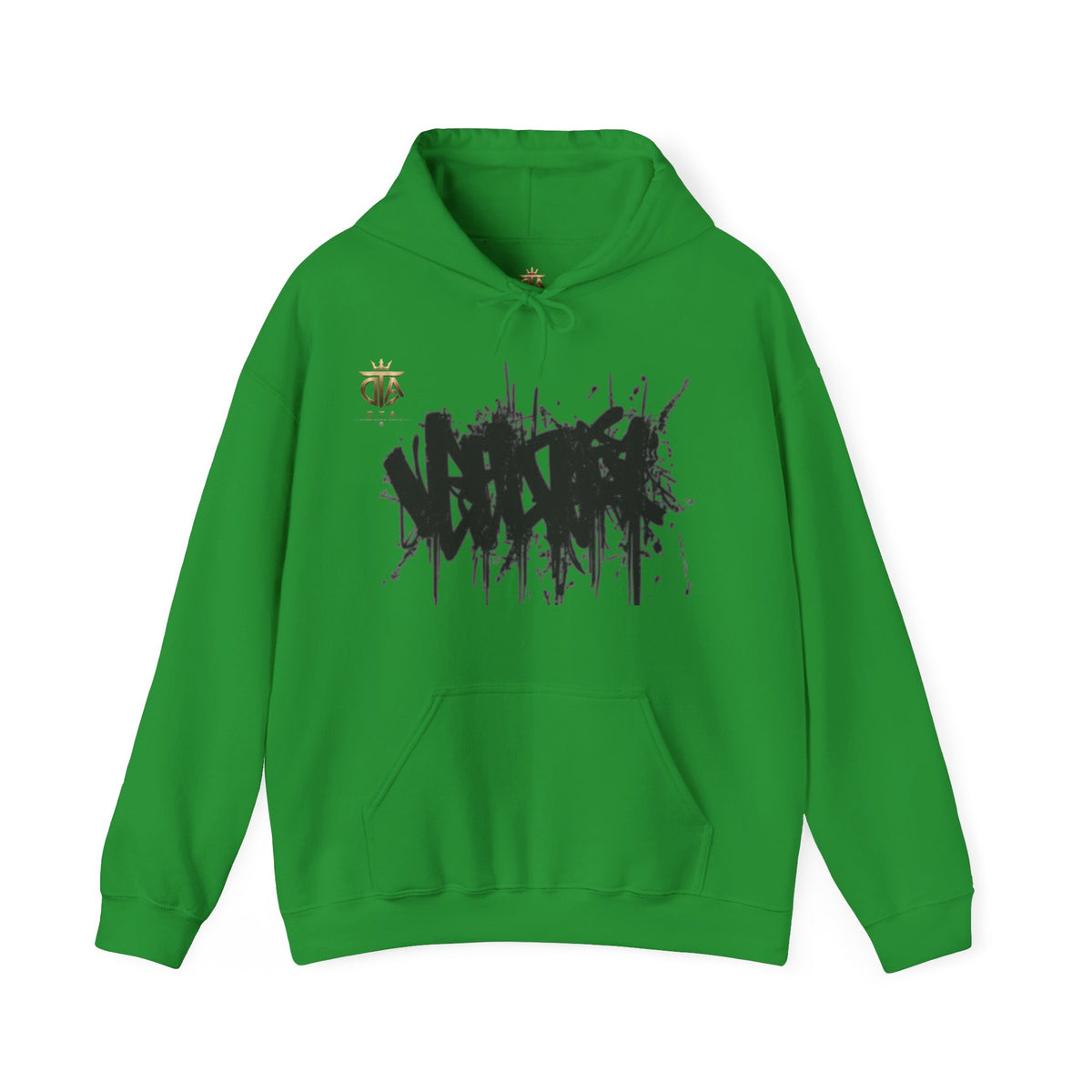 Graffiti Streetwear Hoodie – 'Originals Skt' Drip Spray Paint Design
