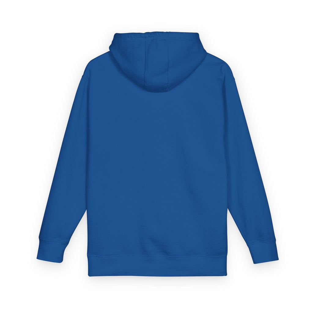 Star Crown Crest Hoodie — Small Chest Graphic, Regal Floral Emblem