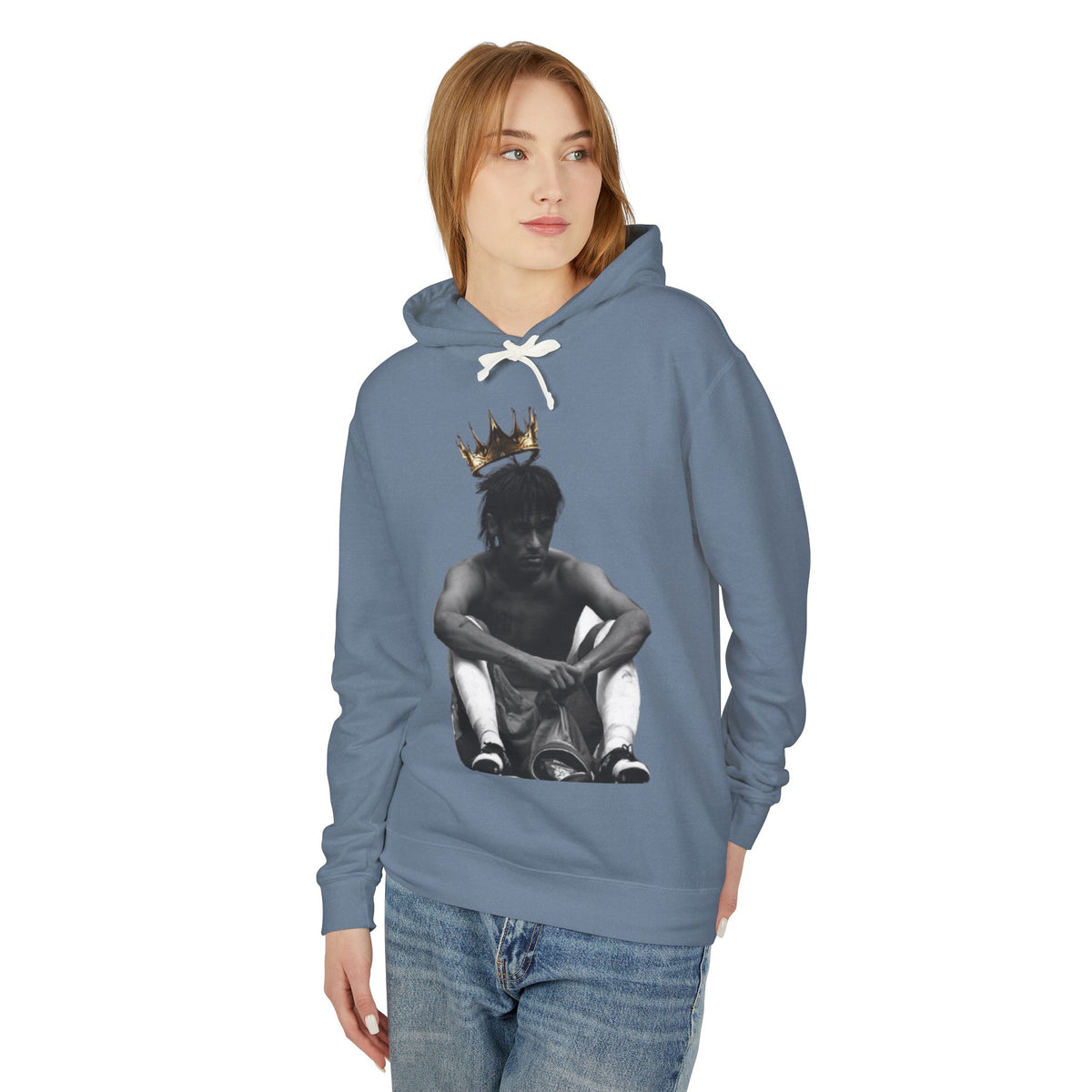 Prince Who Never Became King Hoodie — Graphic Crown Portrait Streetwear