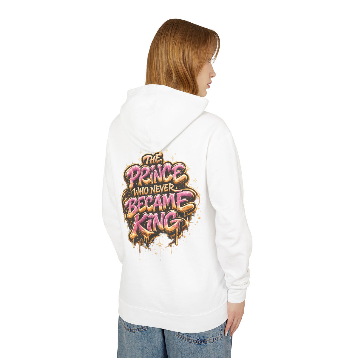Prince Who Never Became King Hoodie — Graphic Crown Portrait Streetwear