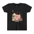 Youth Tee – Cozy Nature Graphic "Adventure Begins" Shirt for Girls