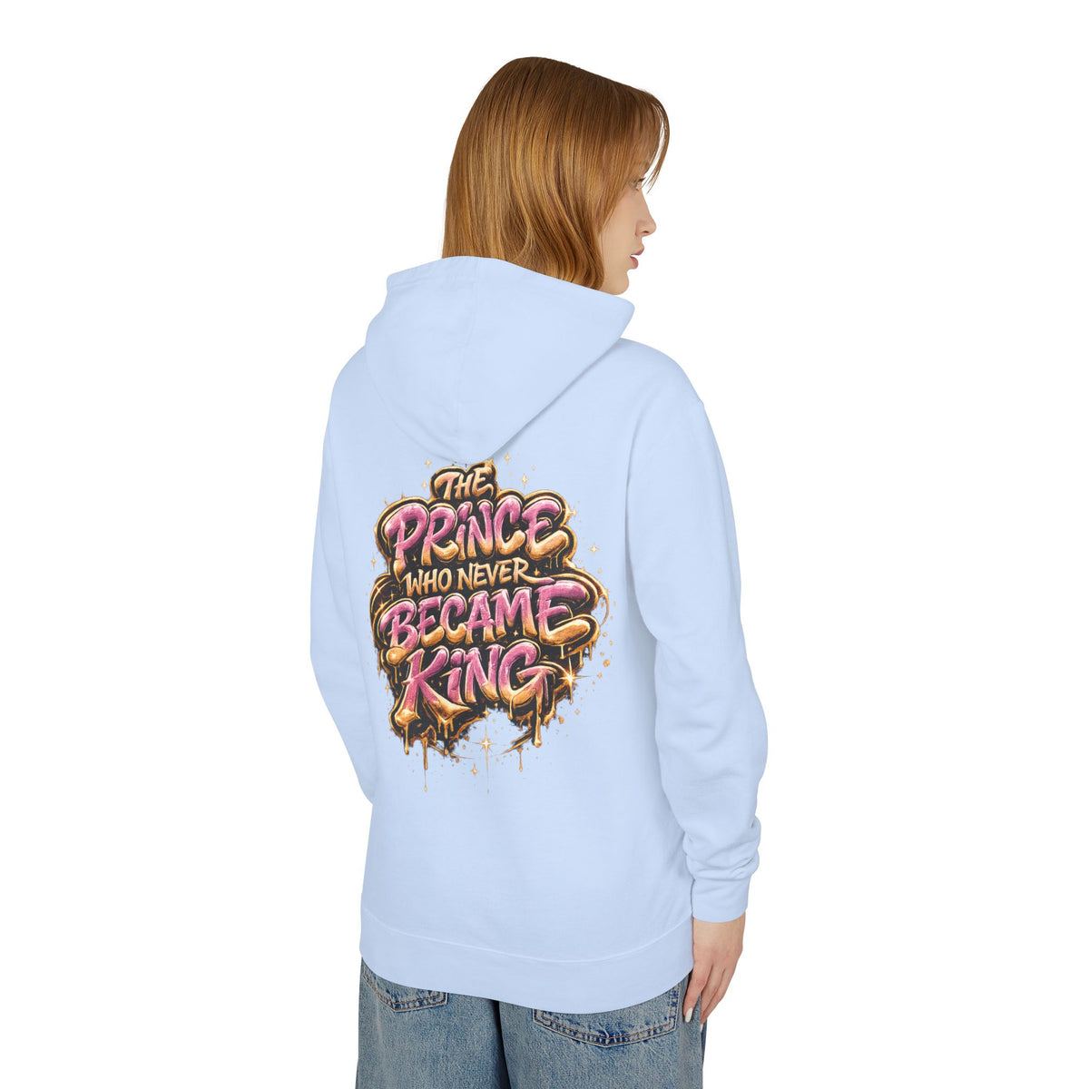 Prince Who Never Became King Hoodie — Graphic Crown Portrait Streetwear