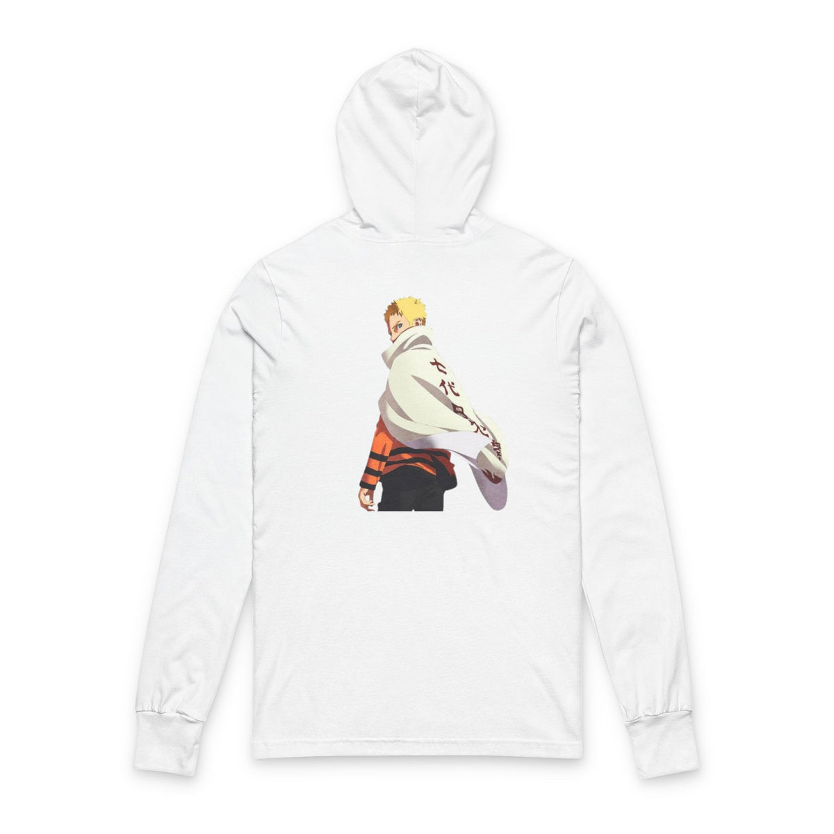 Naruto Graphic Hooded Long Sleeve Tee — Anime Ninja Art Shirt