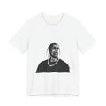Portrait Graphic Tee — Monochrome Music Icon Silhouette T-Shirt